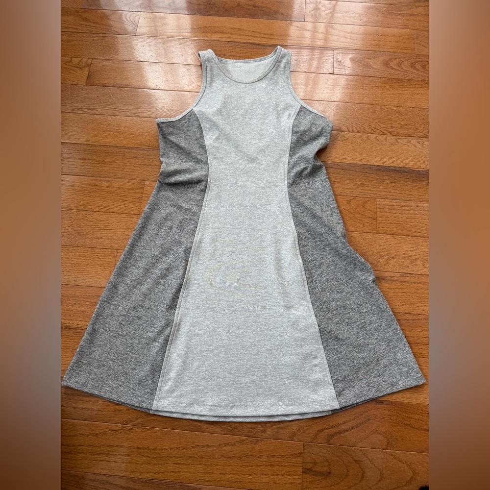 Outdoor Voices Gray and Light Gray Dress